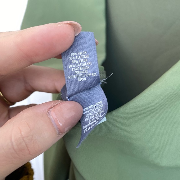 Aerie Super Scoop Cheeky One Piece Swimsuit in Green - Picture 10 of 11